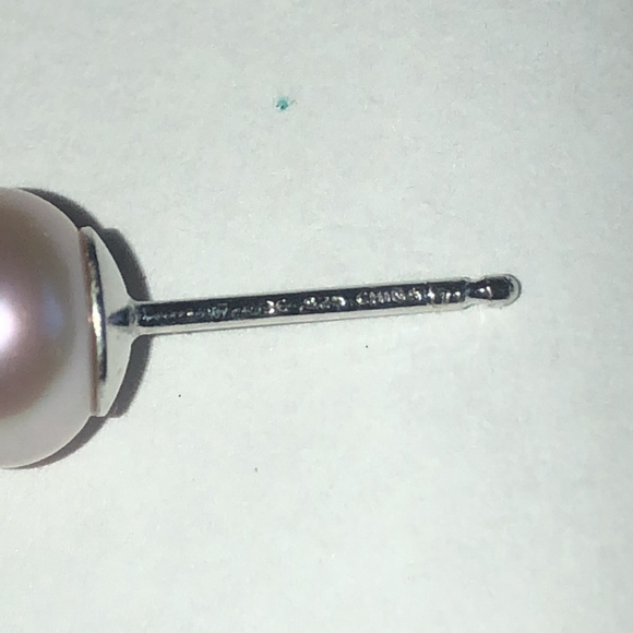 Honora Elegant Pink Genuine Pearl Stud Earrings - Picture 6 of 7